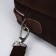Men's bag over the shoulder, Textura, artificial leather, brown color