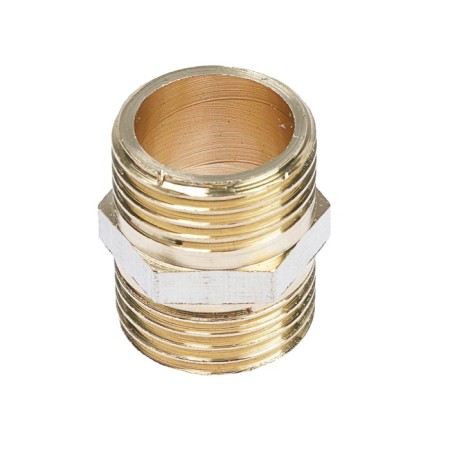 NIPPEL OTMO, 1/2 ", outer/outer thread, nickel -plated brass
