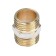 NIPPEL OTMO, 1/2 ", outer/outer thread, nickel -plated brass