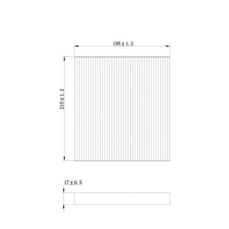 Air filter Totachi TCA-160-1