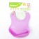 Blory for feeding silicone with pockets, lilac color