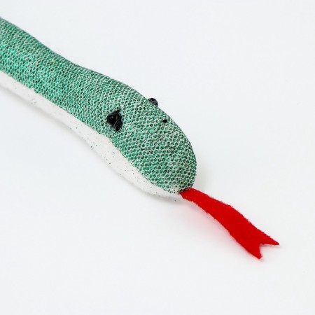Soft toy "Snake" with sparkles, 30 cm, color mix-3