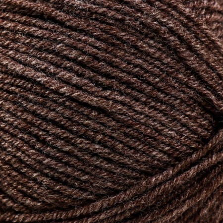 Yarn "Superlana Klasik" 25% wool, 75% acrylic 280m/100g (240 brown. Melange)-2