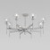 Smart ceiling lamp Arrista, 60W, E14, 76x76x51 cm
