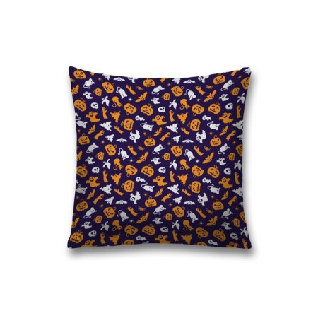 Pillowess decorative "Halloween's Visits", on a zipper, size 45x45 cm-1