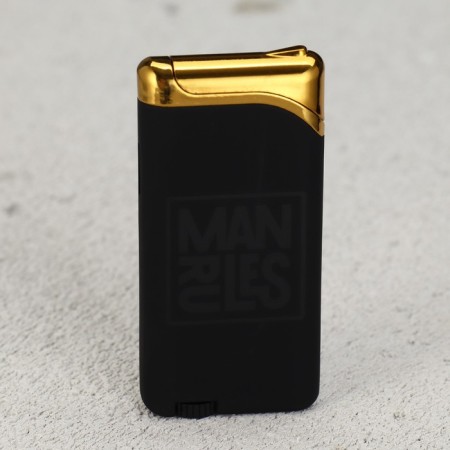 Gas lighter "Man Rules", mix, 6.7 x 3.3 cm.-4