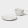 Tea steam porcelain Magistro la Perle, 2 items: a cup 230 ml, a saucer d = 15 cm, white color