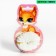 Hair gum fluorescent "cutie", glows in the dark, diam. 7 cm