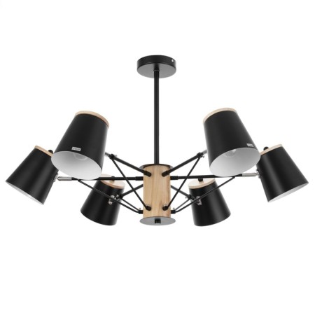 Chandelier "Irvina" 6he27 40w Black 75x75x50cm