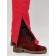 Ski -loving trousers, size 54, red color