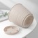Pot for flowers with a Saffron pallet, 1.5 l, d = 14.6 cm, h = 13.5 cm, beige color