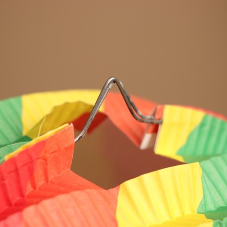 Ball paper decorative "Rainbow" diameter 20 cm, col. multi -colored-1