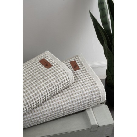 Waffle towel Arya Home Kira, size 70x140 cm, color light gray-2