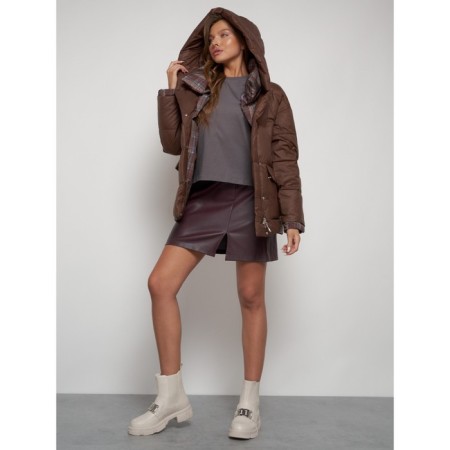 Winter jacket, size 48, brown color-22