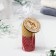 Candle from wax, honey-red, 8 cm