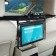 Siger tablet holder, between car seats, PVC, transparent