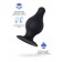 Anal sleeve Erotist Spade S, Maiglexpan, Black Color, 8 cm