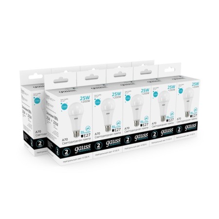 LED LED ELEMENTARY 25W A67 4100K neutr. Bel. E27 2100lm Gauss 73225-6