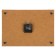 Carty clock is wall-mounted, interior "Tauer bridge", silent, 25 x 35 cm