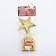 Cup Award Figure: Star "Perfection" Gold, Plastic, 16 x 6 cm.