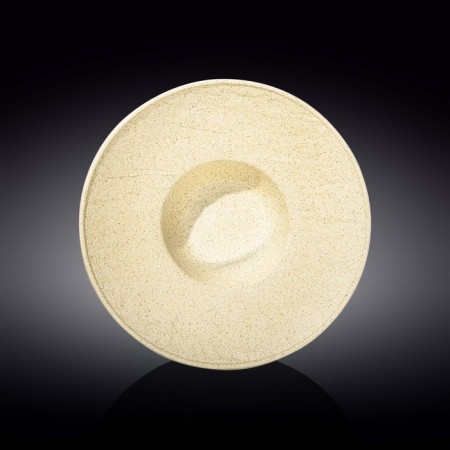 Deep plate Wilmax England Sand Stone, D = 27 cm, 250 ml, sand color