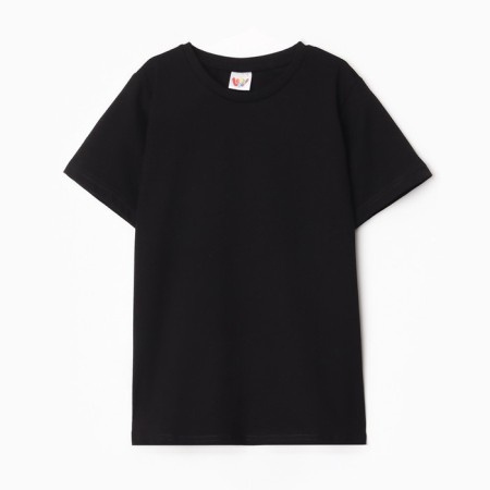 T -shirt for nursery, black color, height 134 cm-1