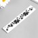 Tattoo on the body Black "Flower Ornament" mix 16x3 cm