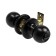 Latch 1302, with a latch, without a key, matte black color