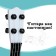 Musical toy - guitar "Style", 4 strings, 38.5 cm., White color