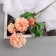 Artificial flowers "Hydrangea luxury bush" 64 cm, peach