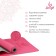 Sangh yoga rug, 183x61x0.6 cm, pink/gray color