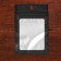 Pack Pak with a window, with Euroslot, black, 8 x 12 cm, 200 μm