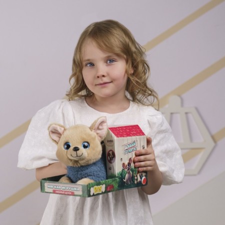 Soft toy "Dog in a booth"-7