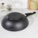 Granite Star pan, d = 28 cm, removable handle, anti -stick coating, black color