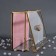 Organizer for storage "Crystal", with a lid, glass, 1 section, 20 × 16.8 × 9 cm, the color is transparent/copper/pink