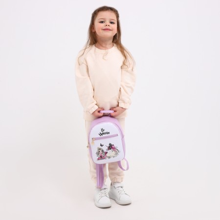 Baby backpack on lightning, lilac color-3