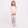 Baby backpack on lightning, lilac color