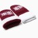 Women's mittens, burgundy color, size 18