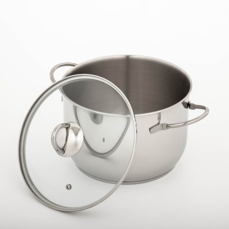 Classic-Prima pan, 5 l, d = 22 cm, capsule, glass cover, with a heat distribution layer, induction-1