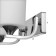 Bra 2490/2cr E27 40W chrome 30x20 cm