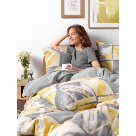 Bed linen 2 joint venture Golden Marble, size 220x214 cm, 175x215 cm, 70x70 cm - 2 pcs