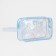 Cosmetic bag with lightning, blue color