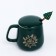New Year's ceramic mug with a spoon "Everything will come true", 350 ml