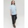 Blouse for girls, height 134 cm, blue color