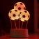 Three goals lamp from the network 9.5x11.5x20 cm Risalux