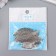 Decor for creativity Metal "Skeletted sheet" silver G345B517 5x2.2 cm