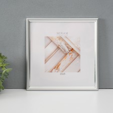 Фоторамка пластик Gallery 25х25 см, 636421-11, серебро (пластиковый экран)