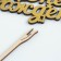Topper wooden "Happy Birthday" Golden Gate Beautifully 14.3x6.3 cm