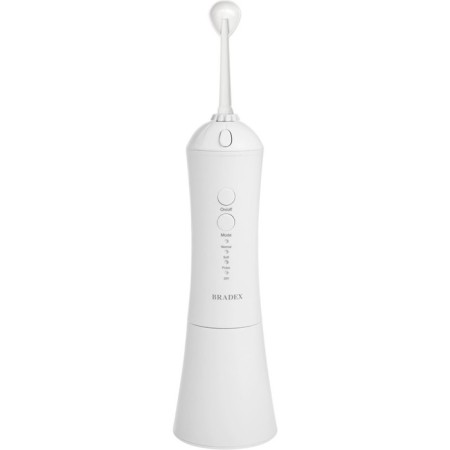 Irrigator BRADEX KZ1381, Protitive, 230 ml, 4 nozzles, from the battery, white-4
