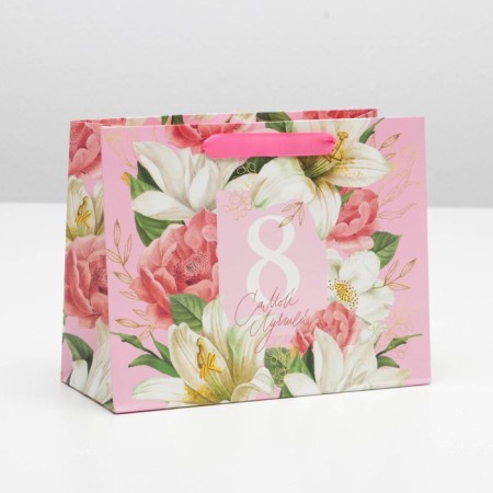 Package Gift Laminated Vertical, packaging, “The best”, MS 18 x 23 x 10 cm-1